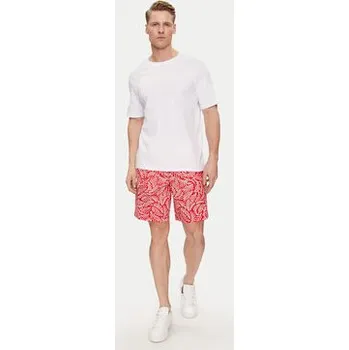 Pánské kraťasy United Colors Of Benetton Šortky z materiálu 4A5MU900L Červená Regular Fit XXL