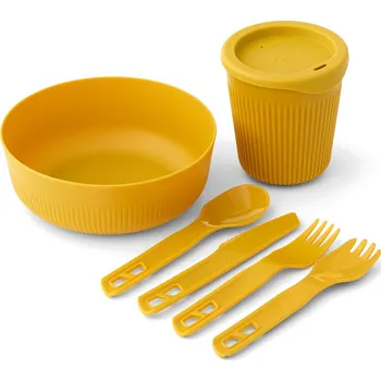 Outdoor vaření Sada nádobí Sea to Summit Passage Dinnerware Set 6P - yellow