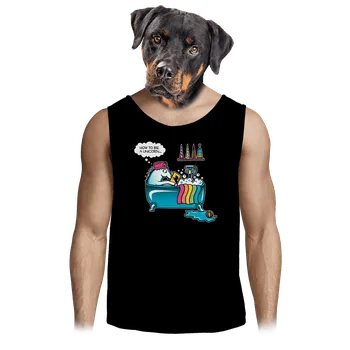 Pánské tílko Bastard Jak se stát jednorožcem pánské tílko Black