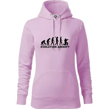 Dámská mikina Evoluce airsoft - Mikina dámská Cape s kapucí - L ( Orchid )