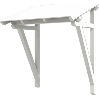 Stříška nad vchodové dveře Vchodová stříška Skanholz Paderborn 2, 242x156 cm bílá