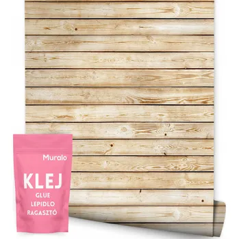 Tapeta Tapeta na zeď do obýváku imitace dřeva prkna