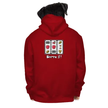 Pánská mikina Bastard Automat pánská mikina na zip Red