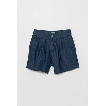 Chlapecké kraťasy Dětské bavlněné šortky United Colors of Benetton 4DHJC903T.G.Seasonal námořnická modř 59X, vel. 122