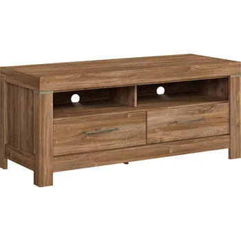 Televizní stolek TV stolek Gent - Black Red White - BRW Dub Stirling 139x60 cm