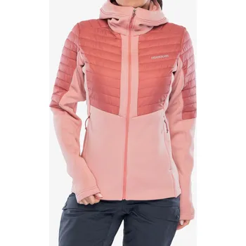 Hybridní bunda dámská Didriksons Annema Full Zip 6 - powder pink