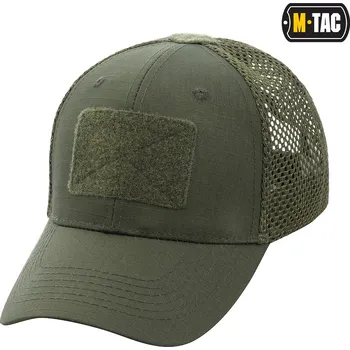 Čepice Kšiltovka M-Tac Mesh Flex Ripstop Baseball Velcro - olivová, L/XL