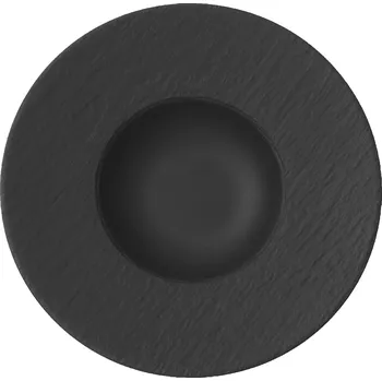 Talíř Talíř hluboký Villeroy & Boch Manufacture Rock 29 cm, černý