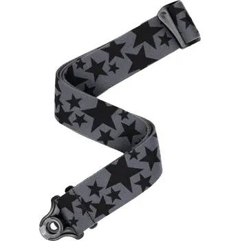 Příslušenství pro strunný nástroj D'Addario Auto Lock Guitar Strap Skater Stars + prodloužená záruka 3 roky