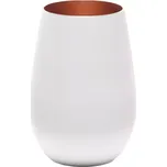 Sklenice Stölzle Elements 465 ml, bílá/bronzová