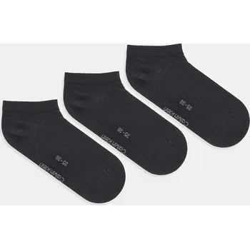Pánské ponožky Kotníkové ponožky Calvin Klein 3-pack 701234369 černá 99X, vel. 35/38