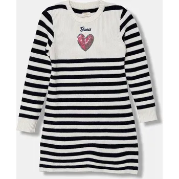 Dámské šaty Šaty Guess tmavomodrá barva, mini, K5YK07 Z3FU0 K5YK07.Z3FU0.9BYA 59X, vel. 88-96