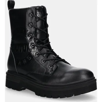 Pánská obuv Kožené boty Versace Jeans Couture 79YA3S39.ZPB22.899 černá 99X, EUR 43