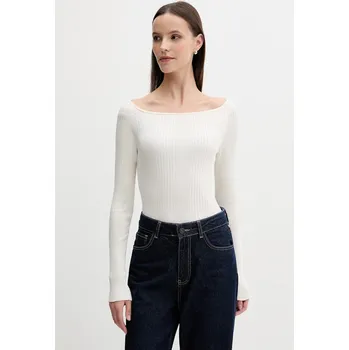 Dámský svetr Svetr United Colors of Benetton dámský, béžová barva, 16UYD10E7 01X, vel. XL