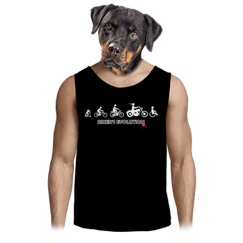 Pánské tílko Bastard Bikers evolution pánské tílko Black