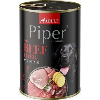 Krmivo pro psa Konzerva Piper s hovězími játry a bramborami g: 400g