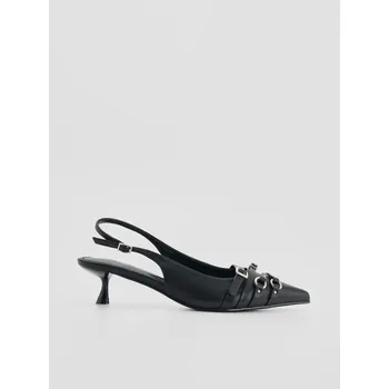 Dámské lodičky Lodičky na nízkém podpatku - 36 - House - černá - 533HB-99X