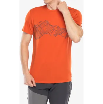 Pánské tričko Tričko Viking Lenta Bamboo Light - orange/navy