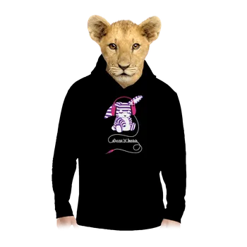 Chlapecká mikina Bastard DNB dětská mikina klokanka Black