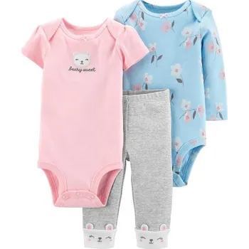 Kojenecká souprava CARTER'S Set 3dílný Medvěd - 24 m/vel. 92