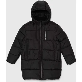 Chlapecká bunda Dětská bunda Calvin Klein Jeans IB0IB02168.9BYH černá 99X, vel. 128