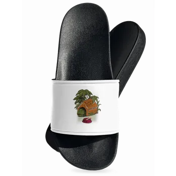 Pánské pantofle Bastard Pozor pes pantofle White