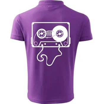 Pánská košile Gramo kazeta - Polokošile pánská Pique Polo 203 - 4XL ( Fialová )