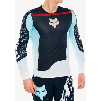 cyklistický dres Cyklistická mikina Fox Flexair LS Jersey Elevated - midnight