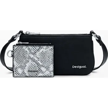 Peněženka Dámská peněženka DESIGUAL 25WAYP22 2000 MONE DELTA LEDA BLACK SNAKE Velikost: U