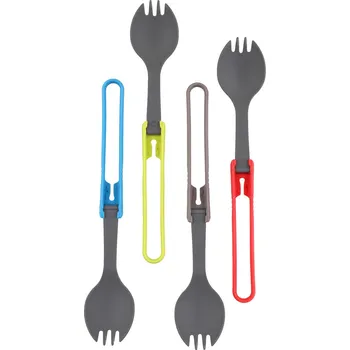 Kempingové nádobí Příbory MSR Folding Utensils Spork - sada 4 kusů