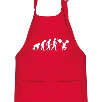Kuchyňská zástěra Evolution fitness - Dětská zástěra na vaření - Univerzální velikost ( Červená )