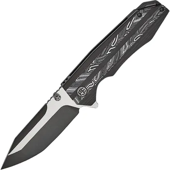 kapesní nůž Petrified Fish PFP08 Mocado Black Stonewash K110 White Gmascus & Black G10 PFP08
