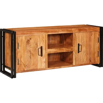 Komoda vidaXL Televizní skříň Hnědá 120 x 30 x 50 cm masivní akáciové dřevo [4104752]