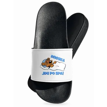 Pánské pantofle Bastard Dneska jdu po spa pantofle White