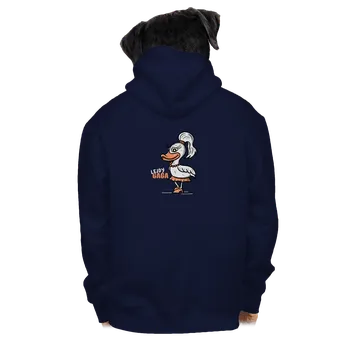 Pánská mikina Bastard Lejdy Gaga pánská mikina na zip Navy