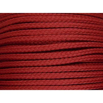 Šňůra YarnMellow Loopy 4mm - pivoňka - 1m