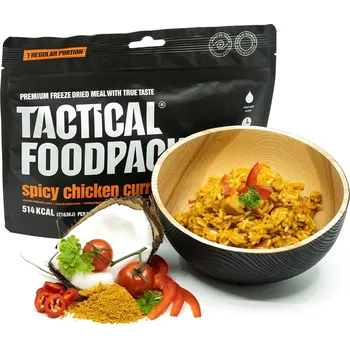 Lyofilizát Tactical Foodpack Pikantní kuřecí kari 400 g