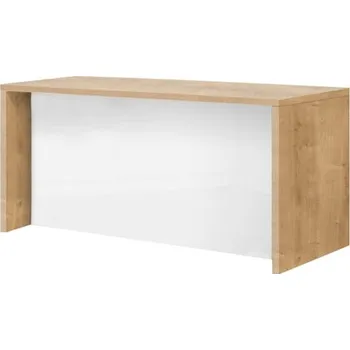 Kuchyňská linka Kuchyňský ostrůvek KAM o šířce 140 cm - KAM Dąb arlington, przegroda biały połysk 147.6x88.3 cm