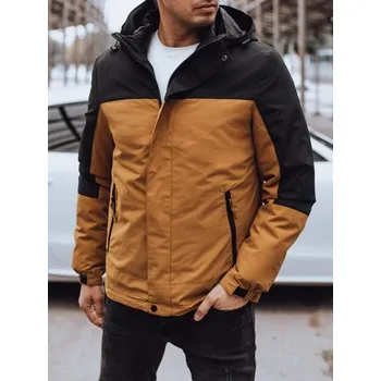 Pánská casual bunda Dstreet Pánská stylová zimní kamelová bunda