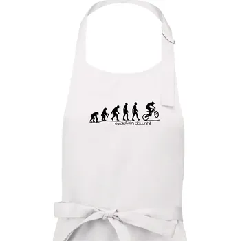 Kuchyňská zástěra Evolution Downhill - Dámská zástěra na vaření - Univerzální velikost ( Bílá )