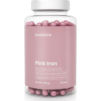 Pink Iron - GymBeam Kapsle: 90 kaps.