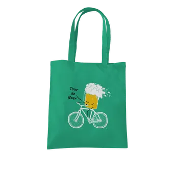 Nákupní taška Bastard Tour de beer taška Mint