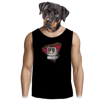 Pánské tílko Bastard B15: Nahota pánské tílko Black