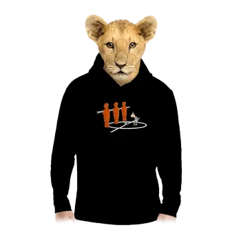 Chlapecká mikina Bastard Fotbálek dětská mikina klokanka Black