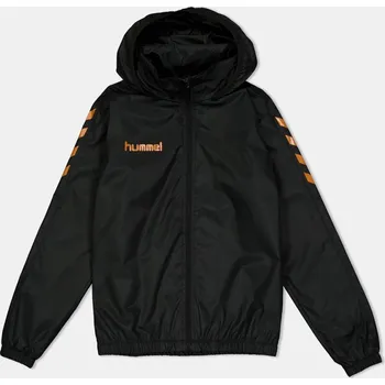 Chlapecká bunda Hummel Core Spry Windbreaker Black/Orange 10Y