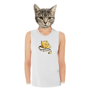 Bastard iDam dámské tílko volné White