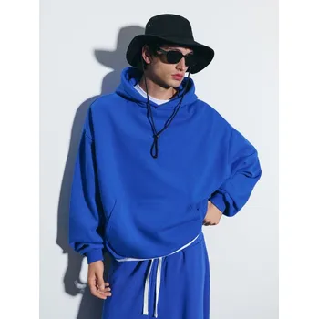 Pánská mikina Mikina s kapucí - L - House - modrý - 290GC-55X