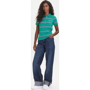 Oblečení a móda Guess Jeans Top 176097 Zelená Classic Fit M