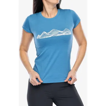 Dámské tričko Dámské tričko Sensor Merino Active PT Tee S/S - blue mountains