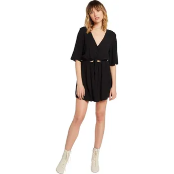 Dámské šaty VOLCOM šaty - Ven Om Dress Black (BLK) velikost: M